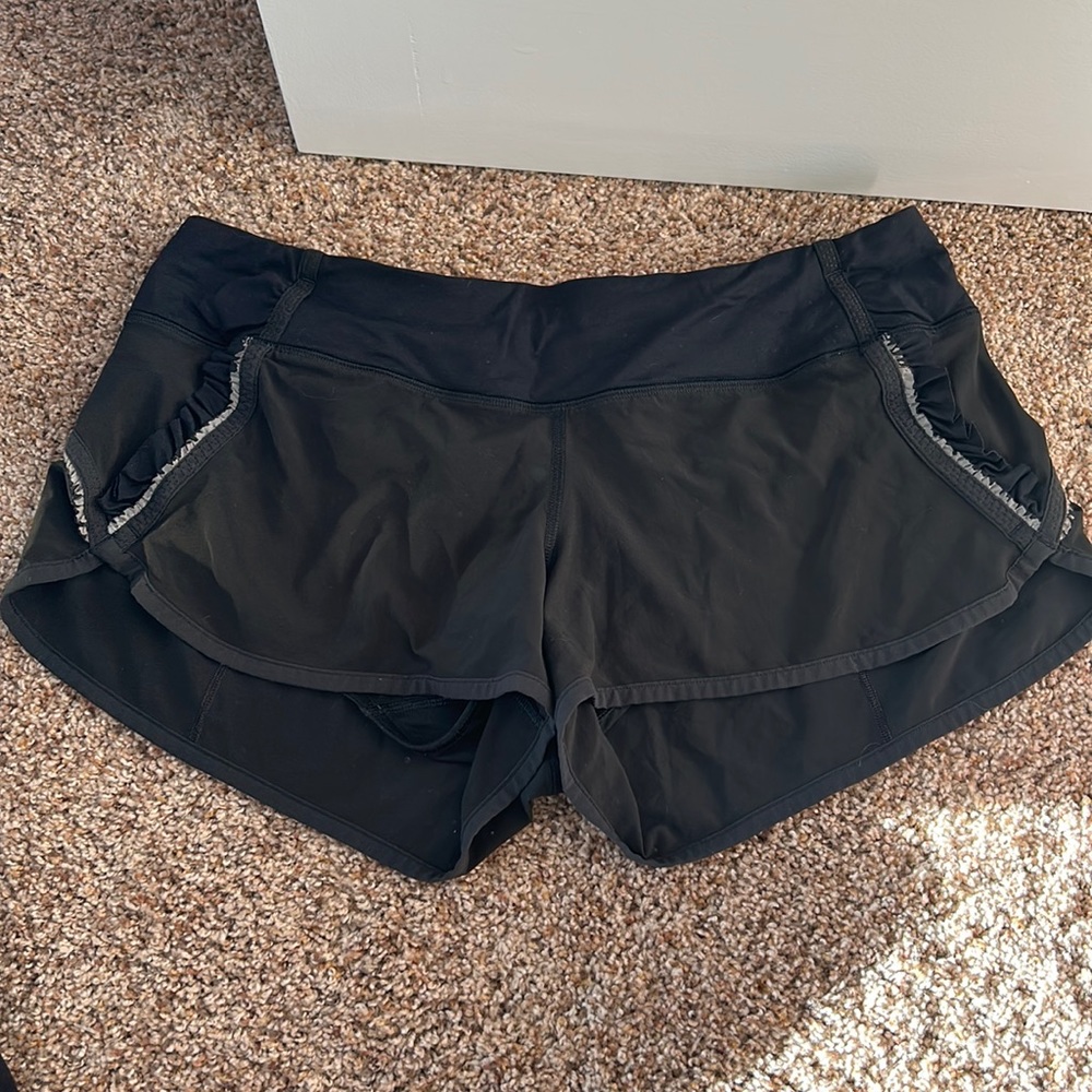 Lululemon reflective speed shorts - size 8